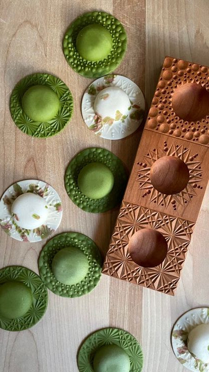 Handcrafted ravioli molds, rolling pins and more